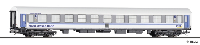 Tillig 502331 - TT - Personenwagen 2. Kl. Nord-Ostsee-Bahn, Ep. VI